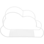 Porte - magazines fil m�tallique nuage blanc ? d�coratif antirouille bureau / maison