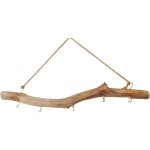 Porte - manteau en bois flott� naturel, crochet mural d�coratif pour maison et chambre � coucher