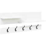 Porte - manteau mural blanc 90 x 15 x 36 cm bois d'ingénierie vidaxl Porte - manteau mural blanc 90 x 15 x 36 cm bois d'ingénierie vidaxl