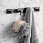 Porte - manteau mural, crochet mural en acier inoxydable, porte - serviettes pour accrocher manteaux, ...