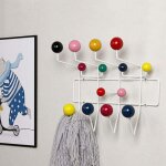 Porte - manteau mural entr�e porte - manteau suspendu porte - manteau en m�tal classique avec peint boules ...