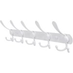 Porte manteau mural, pat�re � crochets murale, portemanteau porte - serviettes en acier inoxydable pour ...