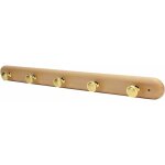 Porte - manteau mural, patre en htre avec tagre 46, 5 x 6, 2 cm cintre  chapeau pour mur dans l'entre, ...