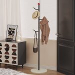 Freosen - porte manteau portant � v�tements avec 6 crochets porte manteau sur pied pour v�tements chapeaux ...
