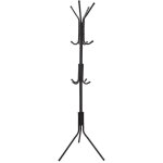 Gsc ? porte - manteau sur pied 12 cintres en m�tal noir ? design moderne et minimaliste ? facile � monter ...