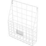 Porte murale m�tal journaux, rangement mural d�coratif, pratique bureau / ecole / maison