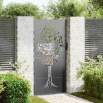 Torana - porte de , portail de 85x75 cm design arbre en acier corten Torana - porte de , portail de 85x75 cm design arbre en acier corten
