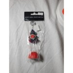 Porte - nom nol rustique - tissu  carreaux rouge & noir