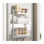 Porte - papier de cuisine rfrigrateur machine  laver support de rangement mural blanc forte capacit ...