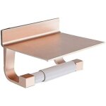 Jamais utilis�]porte - papier hygi�nique avec �tag�re pour papier hygi�nique ? or rose
