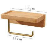Porte - papier hygi�nique, porte - rouleau de papier hygi�nique, porte - serviettes en bois et laiton, ...