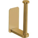 Porte - papier toilette en acier inoxydable, autocollant, sans per�age, adapt� � la salle de bain, � ...