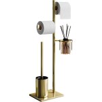 Porte - papier toilette en acier inoxydable avec brosse wc et panier d'angle rond. design élégant, durable, ... Porte - papier toilette en acier inoxydable avec brosse wc et panier d'angle rond. design élégant, durable, ...