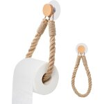 Porte - papier toilette en bois sans per�age - porte - serviettes - support de papier toilette vintage ...