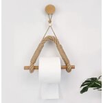 Porte papier toilette corde, auto adh�sif support pour rouleau de papier toilette, porte - serviettes ...