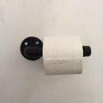 Porte - papier toilette industriel, support mural rustique pour papier toilette, support de papier toilette ...