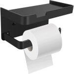 Porte - papier toilette mural avec support pour t�l�phone, porte - papier toilette collant moderne, porte ...