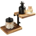 Porte papier toilette mural avec tablette, support papier toilette mural avec �tag�res porte mouchoirs ...