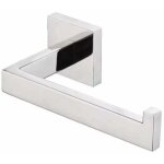 Porte papier toilette poli, acier inox porte rouleau support papier toilette pour salle de bain et cuisine ...