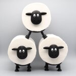 Porte - papier toilette pour rouleaux de 38 et 42 mm - mouton - lot de 3 - ccykxa