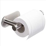 Porte - papier toilette sans per�age pour salle de bain et toilettes, acier inoxydable sus304, nickel ...