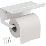 Porte papier toilette, porte - serviettes en acier inoxydable pour t�l�phone portable, support papier ...