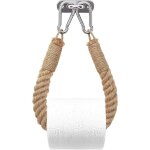 Porte - papier toilette, porte - serviette en corde de chanvre pour salle de bain et cuisine porte - ...