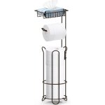 Porte papier toilette sur pied bronze avec tablette supérieure, porte - serviettes en papier pour salle ... Porte papier toilette sur pied bronze avec tablette supérieure, porte - serviettes en papier pour salle ...