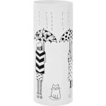 Porte - parapluie femmes acier blanc