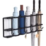 Porte - parapluie mural d'int�rieur - avec crochets, convient pour la maison, le bureau, l'appartement, ...
