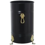 Porte parapluie rond en m�tal noir 40. 5 cm