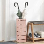 Porte - parapluie rose 15, 5 x 15, 5 x 49 cm m�tal vidaxl