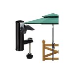 Jamais utilis] porte - parasol balustrade de balcon support parasol balcon pince support pour table ...