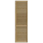 Porte de placard naturel persiennes 28 mm 201, 3 x 59, 4 cm
