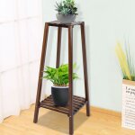 Gistuch - porte plante en bambou - etagre  fleurs echelle intrieur pour balcon, pelouse, patio, bureau ...