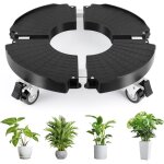 Porte plante a roulettes, r�glable � 35 - 48cm, capacit� de 150 kg supports de pots de fleurs � roulettes ...