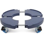 Porte plante a roulettes rotation � 360�, capacit� de 200 kg, plateau roulant r�glable � 40 - 54cm, support ...