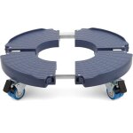 Porte plante a roulettes rotation � 360�, capacit� de 200 kg, plateau roulant r�glable � 40 - 54cm, support ...