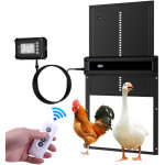 Porte poulailler automatique avec capteur de lumi�re - poulailler enti�rement �tanche en porte de poulailler ...