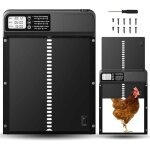 Porte poulailler automatique avec �cran lcd programmable �tanche, porte automatique poulailler en alliage ...