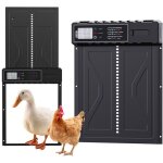 Porte poulailler automatique avec �cran lcd programmable �tanche, porte automatique poulailler en alliage ...