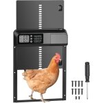 Porte de poulailler automatique, porte automatique poulailler avec minuterie et manuel, porte de cage ...