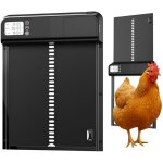 Porte poulailler automatique  pile ? programmation ouverture / fermeture ? trappe automatique portier ...