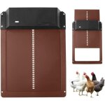 Jamais utilis�] porte de poulailler automatique, porte de poulet avec capteur de lumi�re, ouvre - porte ...