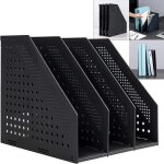 Porte relevant, 3 compartiments porte revue bureau dossier classeur rangement documents porte livre pour ...