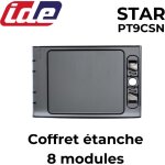 Porte de remplacement coffret ide star 9 modules
