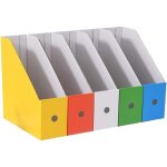 Porte revues dossiers bureau, 5 pices porte revues en carton, porte revues en papier kraft, porte revues, ...