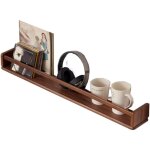 Porte - revues mural en bois 40 cm ? solution rangement courrier, journaux, magazines