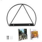 Porte - revues mural en m�tal, �tag�re de rangement pour magazines, pr�sentoir mural pour salon, bureau, ...