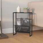 Porte - revue noir 35x15x45 cm acier, asaf95690 design in